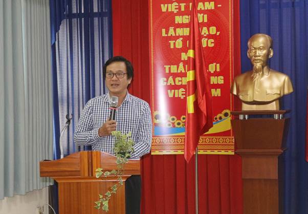 Phát biểu của ông Trần Anh Cường - Phó Chủ tịch Công đoàn ĐHQG-HCM.