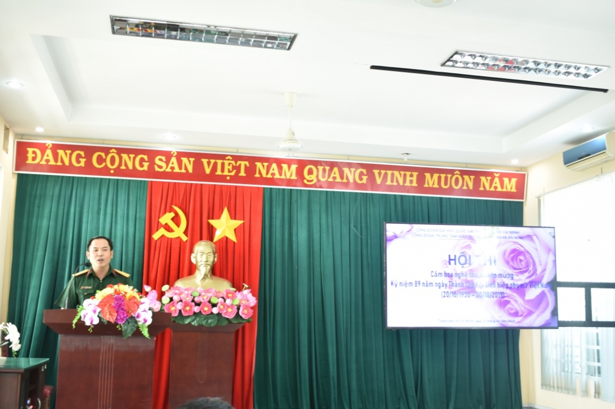 Công đoàn Trung tâm Giáo dục Quốc phòng-An ninh kỷ niệm 89 năm Ngày Phụ nữ Việt Nam
