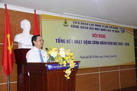 PGS.TS Huỳnh Thành Đạt, Bí thư Đảng ủy, Giám đốc ĐHQG-HCM phát biểu