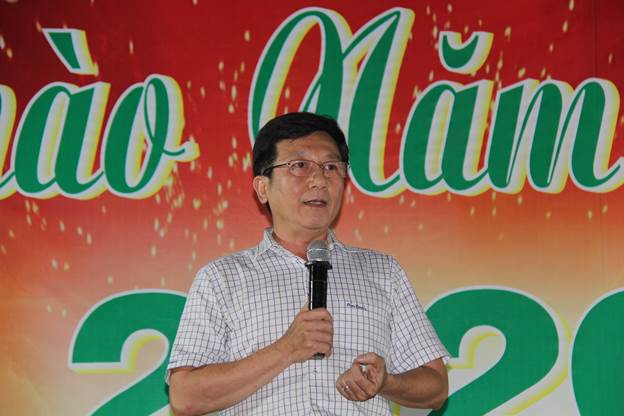 ThS Lâm Tường Thoại - Chủ tịch Công đoàn ĐHQG-HCM phát biểu