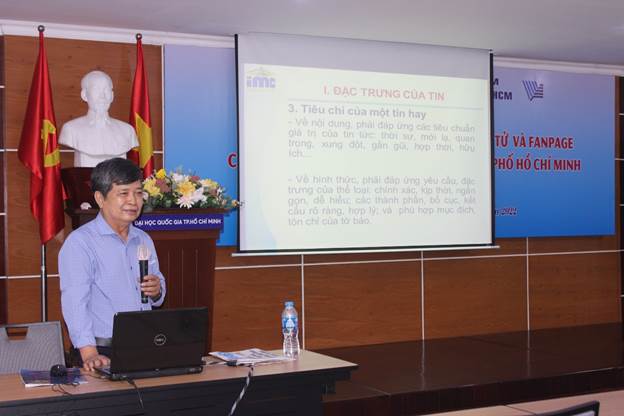 ThS Nguyễn Văn Hà trao đổi tại lớp tập huấn