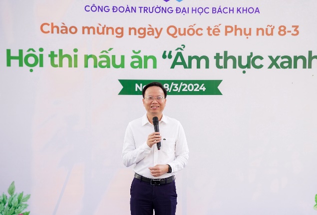 PGS.TS Mai Thanh Phong, Hiệu trưởng phát biểu