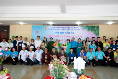 LAN TỎA "HƯƠNG VỊ TÌNH THÂN"  TẠI HỘI THI NẤU ĂN CÔNG ĐOÀN ĐẠI HỌC QUỐC GIA TP.HCM